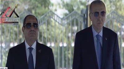 القاهرة الإخبارية: مراسم استقبال رسمية للرئيس عبد الفتاح السيسى فى تركيا