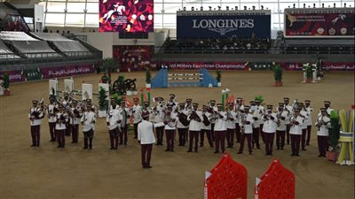 الكوارى يفتتح بطولة العالم العسكرية للفروسية 24