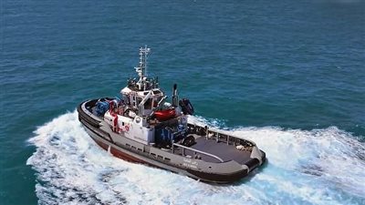 القوات البحرية تستلم القاطرة الأولى رأس الحكمه طراز (ASD)  من شركة ترسانة الأسكندرية