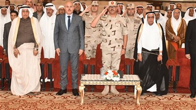 قيادة الجيش الثانى الميدانى تستقبل شيوخ وعواقل وممثلى المجتمع المدنى بشمال سيناء